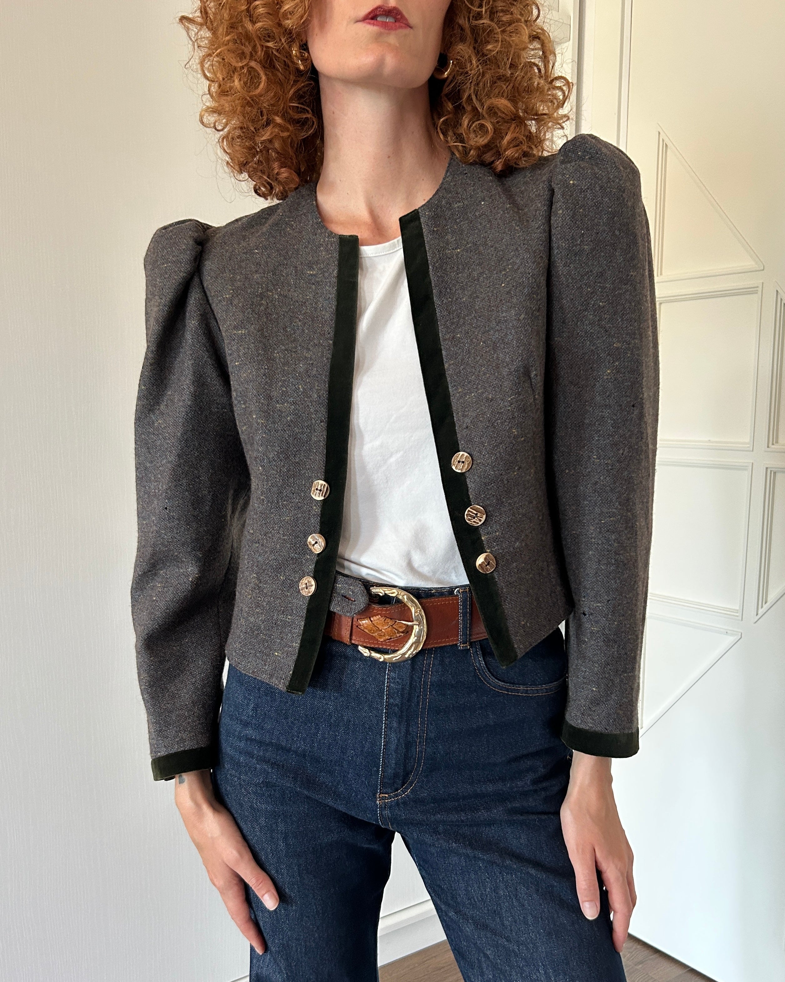 Blazer tirolese grigio